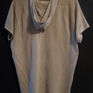 Mesh gray hoodie size medium from Zara